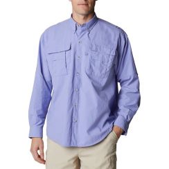 2 Packs Breathable Plain Button-Down Long Sleeve Vent Fishing Shirt