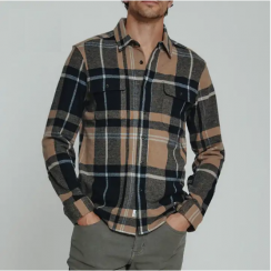 Mens Plaid Long Sleeve Shirts