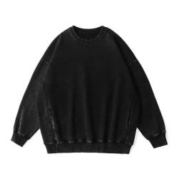 10 pcs Oversize Vintage Washed Crewneck Mens Sweatshirts