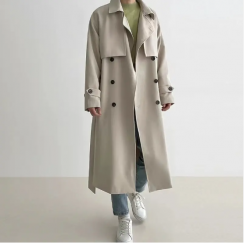 Mens Mid Length Loose Coat