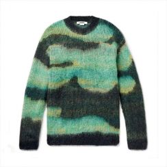 2 Pks Mens Mohair Sweater Fuzzy